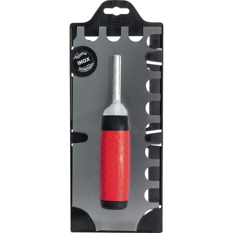 PLATOIR A COLLE INOX 28X12 MONTURE ALU DEMI-LUNE 20X20 TALIAPLAST - 440111
