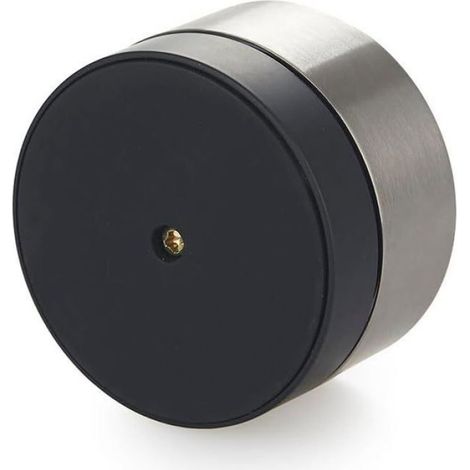 Minuterie Magnétique - Mécanique - Pour Réfrigérateur Hotte Aspirante Étagère Métallique - 60 Minutes - Acier Inoxydable - 6 x 6 x 3,5 cm (1/4)