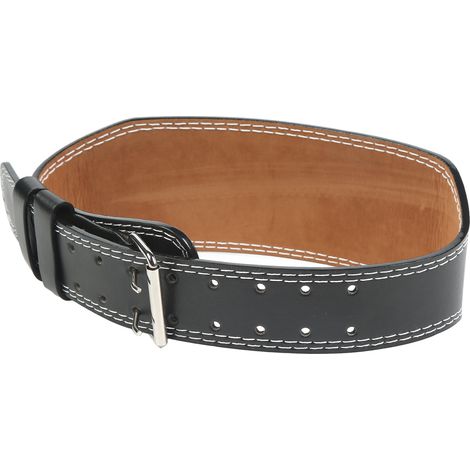 Ceinture de Fitness Homme pour Soulevé de Terre et Squat - Équipement de Protection Sportive Noir (1/5)