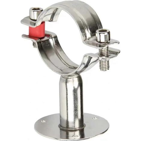 1 x tube de 19108 mm de diamètre extérieur, support de serrage en acier inoxydable de 2 pouces, 45 mm (1/5)