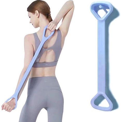Fasce elastiche di resistenza e allungamento per braccia, spalle, schiena, gambe, allenamento della parte superiore del corpo, yoga e Pilates a casa
