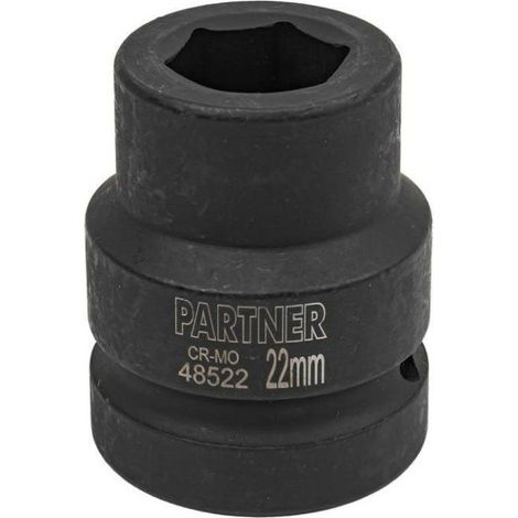 Douille à impact 6 pans 1" 22 mm Partner