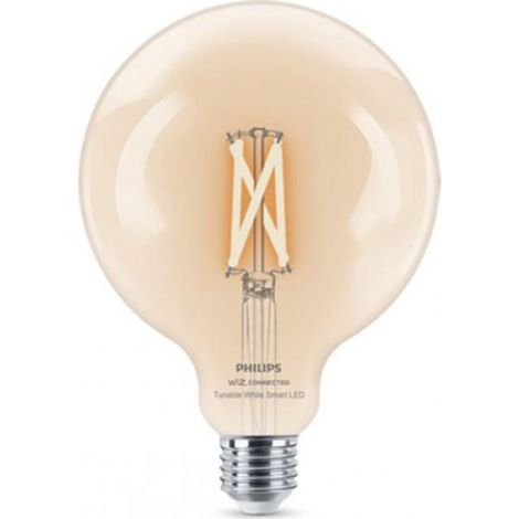 Bombillas de filamento led transparente philips consumer 37210800-g125 e27 7w-wiz conectado (1/2)