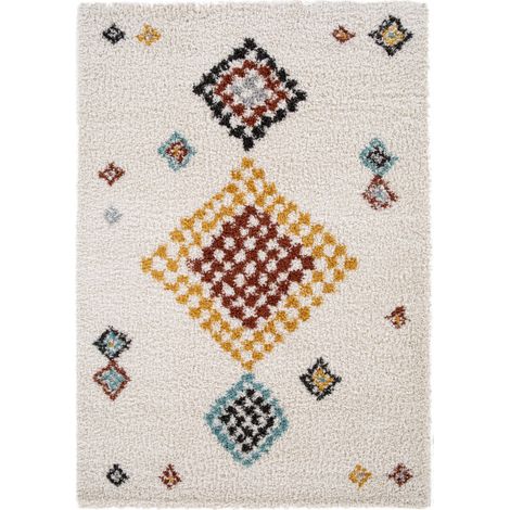 BOBOCHIC - Tapis poils longs NATO motif berbère (1/5)