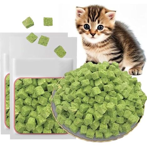 Cat Snacks, Snack Freeze-Dried for Teeth Cleaning, Grass Stick, Teeth Cleaning and Hair Ball Removal (1/5)