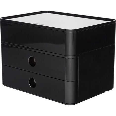 han SMART BOX PLUS ALLISON cajones negro blanco