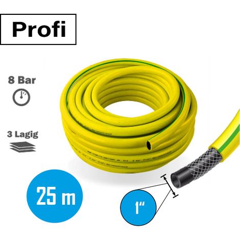 Gartenschlauch Grau 1 Zoll 25 m 3-lagig verstärkt knickfest "Profi" (1/5)