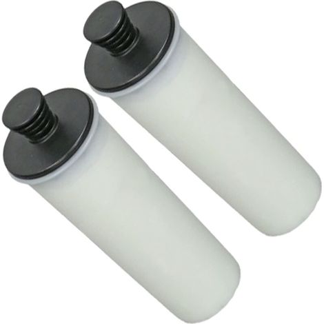 Lot de 2 cartouches de détartrage anti-calcaire pour nettoyeur vapeur SC3 Kärcher - Dimensions : 10 x 5,5 x 25,5 cm.