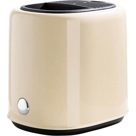 Messerblock mit Utensilienhalter, Beige, 2-in-1, Großes Fassungsvermögen (1/4)