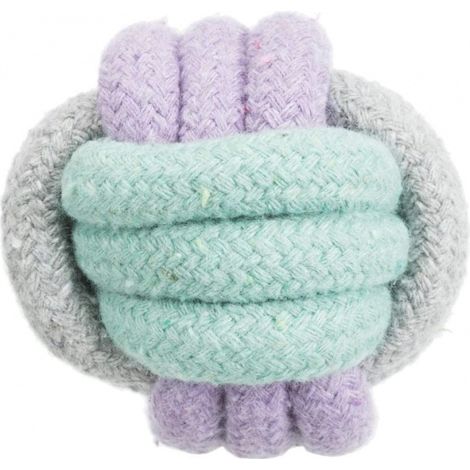 Trixie hundespielzeug 6 cm Baumwolle/Polyester blau/grau/violett