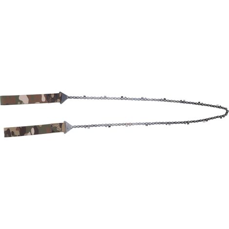 Scie à chaîne de poche portable 36 pouces à dents fines, scie manuelle pour l'élagage et la survie en plein air et en camping. (1/5)