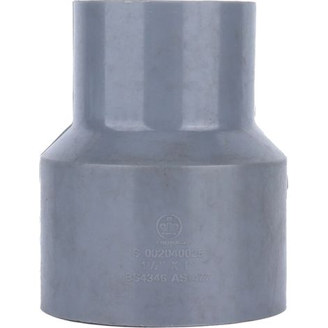 Adaptateur de Réduction PVC 1in pour Tuyauterie d'Alimentation en Eau, Raccord Droit
