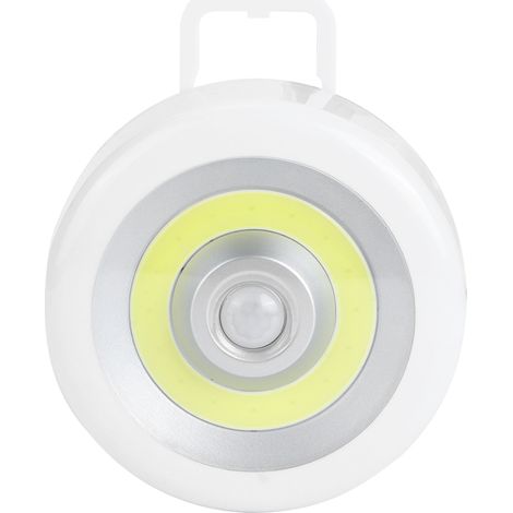Veilleuse LED COB à induction infrarouge, applique murale avec crochet de suspension pour couloir, armoire ou penderie.