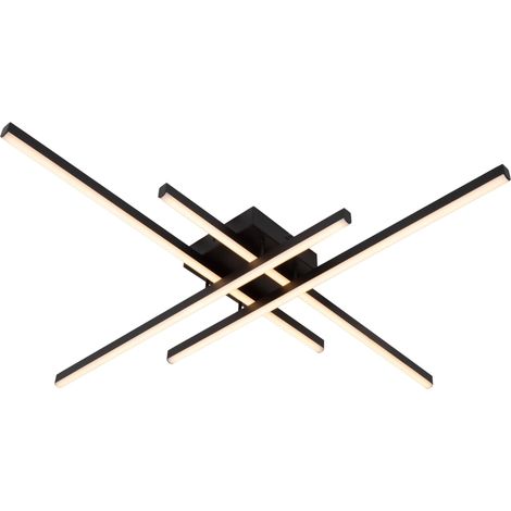 Lampe de plafond moderne Novak noir dimmable - 78100/42/30 (1/3)