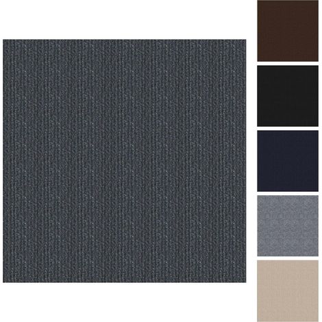 Dalles de Moquette Autocollantes 30x30 cm – Carreaux de Moquette Rembourrés à Coller, Sol Doux pour Salon, Chambre et Décoration Intérieure, Lot de 10 (1/5)