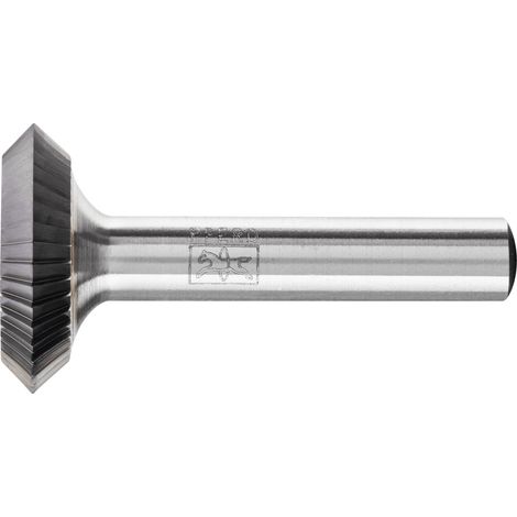 PFERD TOOLS Hartmetall Frässtift Scheibenform N Ø 25x06 mm Schaft-Ø 8 mm Z3 universal mittel (1/4)