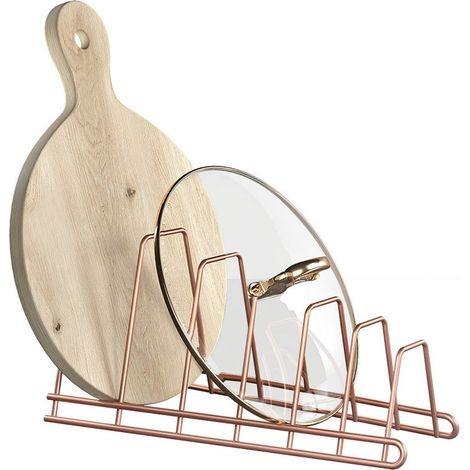 SOPORTE TAPADERAS COPPER - 34X15X18CM (1/5)