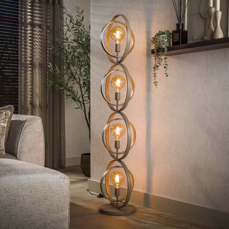 Modern Stehlampe Beige Otan 4-flammig