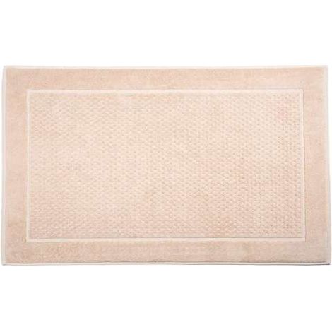 CALEFFI Tappeto Bagno in Cotone Sirena '99 CM. 60X100 Spugnissima Tinta Unita Avorio (1/2)