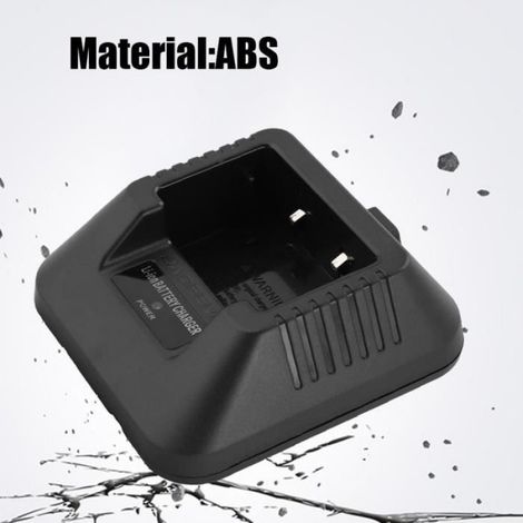 Chargeur De Batterie - Pour Radio Talkie-Walkie UV5R - Entrée CA 100-240 V - Sortie DC 8,4 V 400 mAh - Compatible UV5R UV5RA UV5RB UV5RC UV5RD UV5RE DM5R Plus - 1 Pièce (1/4)