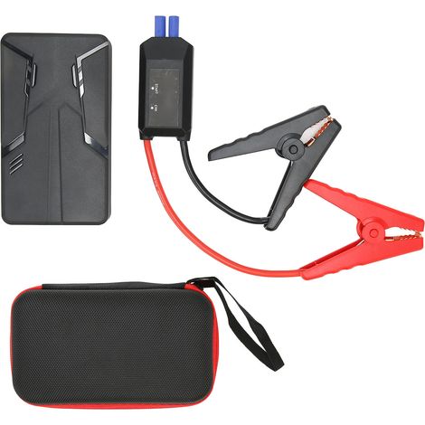 Démarreur de Voiture Portable 600A 8000mAh avec Lampe LED SOS - Booster de Batterie pour Moteurs Essence 5L et Diesel 2L (1/5)