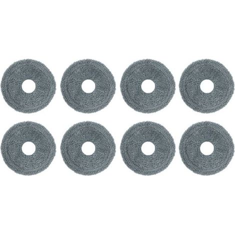 8 PièCes pour ECOVACS X1 Omni Robot Aspirateur Accessoires Lavable Chiffon de Nettoyage Vadrouille Kit de Remplacement (1/4)