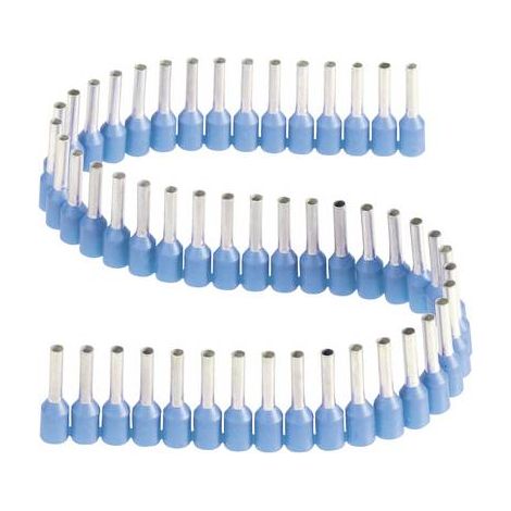 Embout simple d'extrémité de câble Vogt Verbindungstechnik 470208.00050 0.75 mm² x 8 mm partiellement isolé bleu 50 pc(s) D27776 (1/2)
