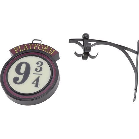 Luminaire Murale Suspendue LED 9 3/4, Lampe de Nuit Noire et Rouge pour Cour ou Jardin
