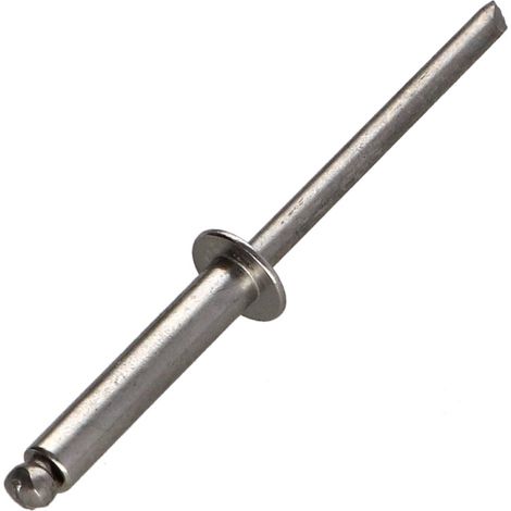 Rivet Aveugle Tout Inox A4 Tête plate 4.8X10
