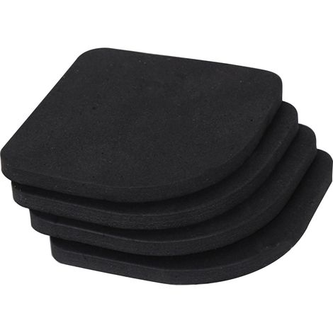 Lot de 4 patins antichoc et antibruit pour machine à laver et réfrigérateur, antidérapants et antivibratoires (1/5)