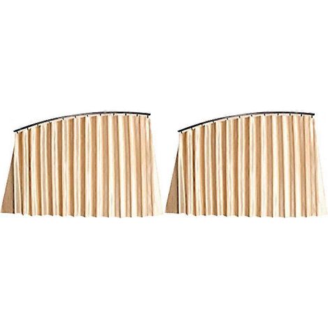 Rideau de fenêtre en satin, pare-soleil de voiture amovible et pliable, utilisable dans de nombreux contextes, Golden B (1/5)