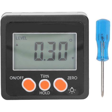 Niveau numérique à angle 0‑360° LCD haute précision, inclinomètre industriel alimenté par batterie (1/5)
