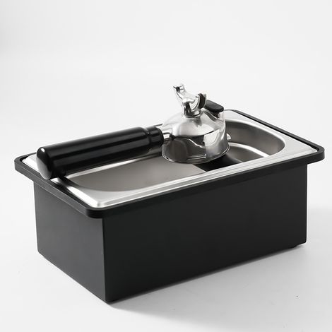 Récipient à marc de café de grande capacité avec boîte à marc en acier inoxydable (1/5)