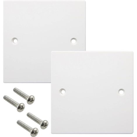 Coperchi Ciechi per Prese 86x86mm – Plastica Robusta Resistente agli Urti, Design Elegante e Minimalista – Ideali per Casa e Ufficio (1/4)