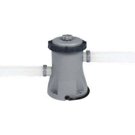 Pompe pour piscine 1249 L/h – Compatible avec piscines de 1100 à 8300 L – Puissance 16W – Tuyaux 32 mm – Installation facile