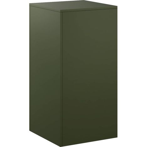 Soporte de plantas Verde oliva 40 x 40 x 80 cm Acero oxidado vidaXL