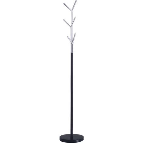 Porte-manteau en métal couleur noir et chromé collection Arbre by HERDASA