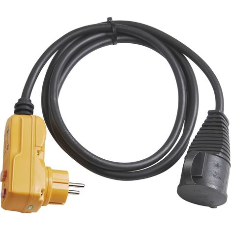 Cable adaptador de protección 2 m negro Brennenstuhl (1/2)