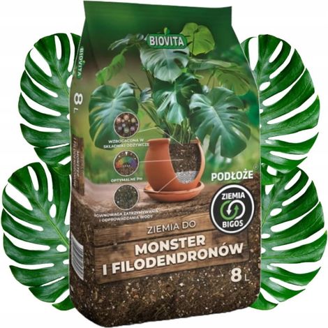 Bigos 8L Terriccio professionale per Monstera e Filodendri