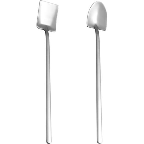 ULTECHNOVO Edelstahl-Eiskugelportionierer, 2-teiliges Set, langer Griff (1/5)