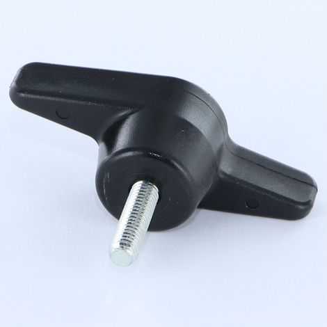 Poignée de serrage nylon noir MALE M5X20-1 pièce