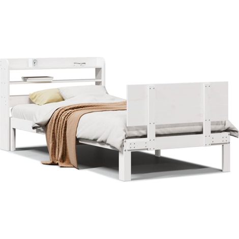 Maison Exclusive - Estructura de cama con cabecero sin colchón bl (1/5)