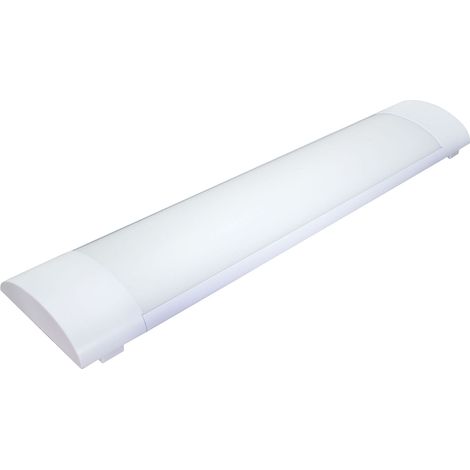 Réglette LED blanche, 25W, 2400 lumens, 4000K blanc-neutre, bornier de connexion intégré, garantie 5 ans - Tibelec (1/3)