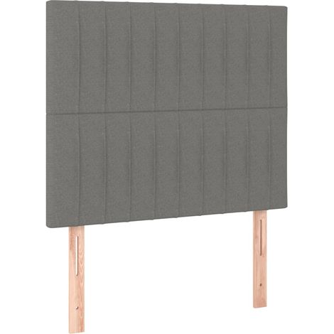 Maison Exclusive - Cabecero de cama de tela gris oscuro 80x5x118/ (1/5)