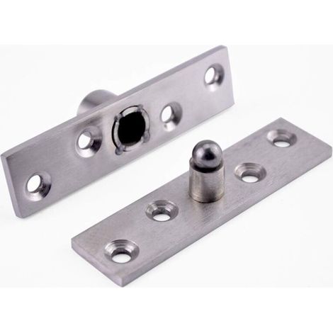 Charnières Pivot Porte à Rotation Cachée de 360 Degrés 4 PCS Pivot Hinge for Door Charnière de Porte Supérieure Inférieure en Bois à Charnière en Aci (1/3)