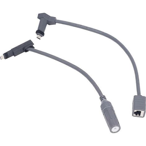 Adaptateur mâle vers RJ45, câble RJ45-1/RJ-2, connecteur femelle RJ45, câble étanche 24AWG 1200 Mbps, adaptateur RJ45, convient aux routeurs. (1/5)