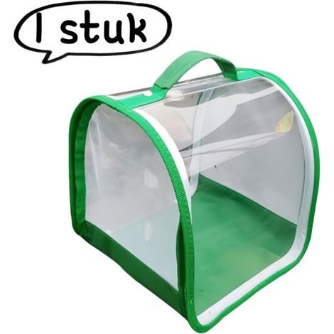1 unidad - Armario de cría - Jaula para insectos transparente de 360 grados - Jaula portátil y plegable para mariposas - 2325,521 cm - Verde (1/5)