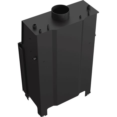 Wasserführender Kamineinsatz KRATKI MBA 17 kW Ø 200 Schwarze Thermotec-Auskleidung (1/4)