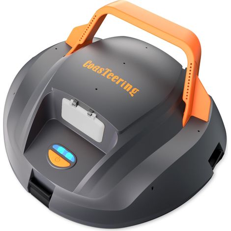 Planet Robot Piscine sans Fil, 120 Min Autonomie, 4500mAh, Charge Rapide 2,5h, Compatible Eau Salée