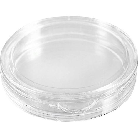 10 Stk Kleine Runde Transparente Kunststoff-muenzkapseln Box 26mm (1/5)